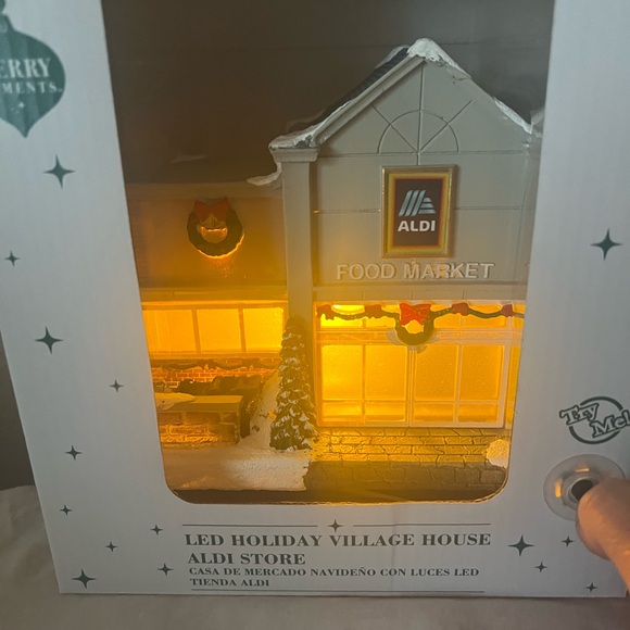 New 2024 Merry Moments Aldi Store-LED Light Up Christmas Village House. - Picture 2 of 7